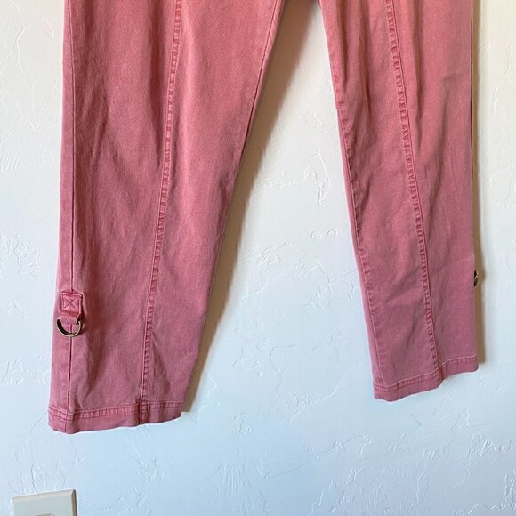 Soft Surroundings Medina Roll Up Pants in Faded Pink Size Small - Picture 3 of 9